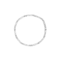 14K White Gold 1-1/2 Cttw Round Brilliant-Cut & Baguette Cut Diamond Bezel and Tapered Link 7" Tennis Bracelet (H-I Color, I1-I2 Clarity) by Bids.com