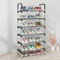 7-Tier Iron Shoe Rack – Space-Saving, Floor-Standing by DailySale