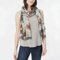 Cejon Women?s Degas Bouquet Pleated Scarf by Vanessa Jane
