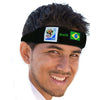 Brazil World Cup Soccer Headband 50-Count Case Pack – Official FIFA Licensed Retro Fan Gear