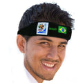 Brazil World Cup Soccer Headband 50-Count Case Pack – Official FIFA Licensed Retro Fan Gear by Price Is Right Miami