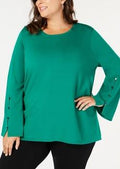 Alfani Hardware-Sleeve Sweater by Vanessa Jane