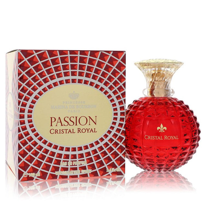 Marina De Bourbon Cristal Royal Passion by Marina De Bourbon Eau De Parfum Spray 3.4 oz for Women by Avera Group