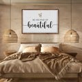 Be His Kind Of Beautiful Faith Sign II by Tailored Canvases