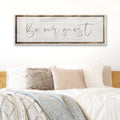 Be Our Guest Sign by Tailored Canvases