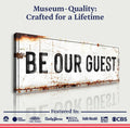 Be Our Guest Sign V by Tailored Canvases