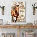 Be Still And Know That I Am God Faith Sign V by Tailored Canvases