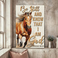 Be Still And Know That I Am God Faith Sign V by Tailored Canvases