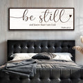 Be Still And Know That I am God Faith Sign VII by Tailored Canvases