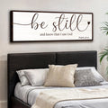 Be Still And Know That I am God Faith Sign VII by Tailored Canvases