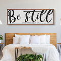 Be Still And Know That I Am God Psalm 46:10 Faith Sign II by Tailored Canvases
