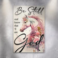Be Still And Know That I Am God Psalm 46:10 Faith Sign IV by Tailored Canvases