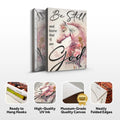 Be Still And Know That I Am God Psalm 46:10 Faith Sign IV by Tailored Canvases