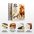 Be Still And Know That I Am God Psalm 46:10 Faith Sign VI by Tailored Canvases