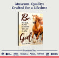 Be Still And Know That I Am God Psalm 46:10 Faith Sign VI by Tailored Canvases