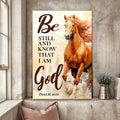 Be Still And Know That I Am God Psalm 46:10 Faith Sign VI by Tailored Canvases