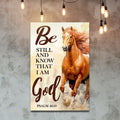 Be Still And Know That I Am God Psalm 46:10 Faith Sign VI by Tailored Canvases