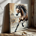 Be Strong And Courageous Faith Sign V by Tailored Canvases