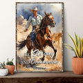 Be Strong And Courageous Joshua 1:9 Faith Sign by Tailored Canvases
