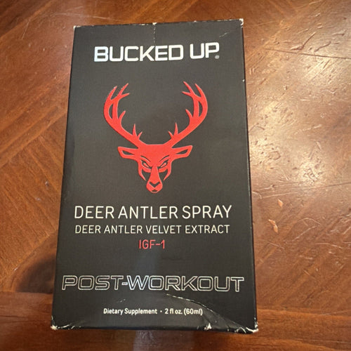 Bucked Up Deer Antler Velvet Extract Spray - 2 fl oz (IGF-1) by Price Is Right Miami