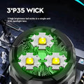 2-Pack: USB Rechargeable Mini LED Tactical Flashlight by DailySale