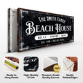 Beach House Personalized Sign III by Tailored Canvases