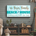 Beach House Sign II by Tailored Canvases