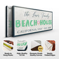 Beach House Sign III by Tailored Canvases