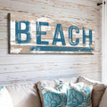Beach House Sign V by Tailored Canvases