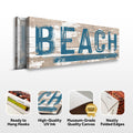 Beach House Sign V by Tailored Canvases