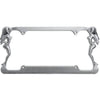 Beach Ladies Metal License Plate Frame