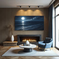 Beach Shoreline Coastal Wall Art by Tailored Canvases