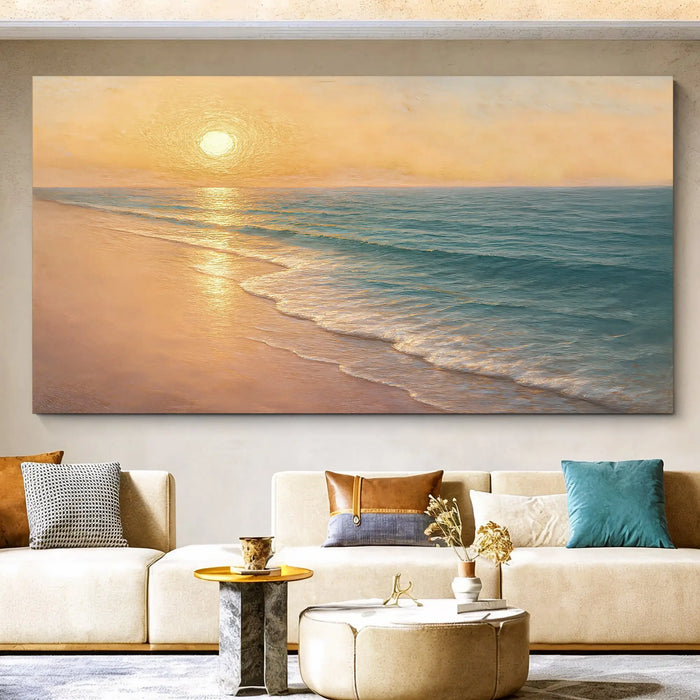 Beach Shoreline Coastal Wall Art IV by Tailored Canvases