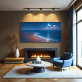 Beach Shoreline Coastal Wall Art V by Tailored Canvases