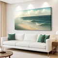 Beach Shoreline Coastal Wall Art VI by Tailored Canvases