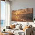 Beach Shoreline Coastal Wall Art VIII by Tailored Canvases