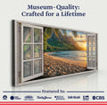 Beachfront Dreams Window Scenery Wall Art by Tailored Canvases