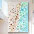 Beachfront Painting Coastal Wall Art by Tailored Canvases