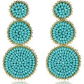 Beaded Drop Earrings Statement Seed Bead Earring by DailySale