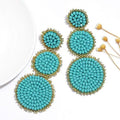 Beaded Drop Earrings Statement Seed Bead Earring by DailySale