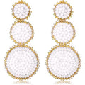 Beaded Drop Earrings Statement Seed Bead Earring by DailySale