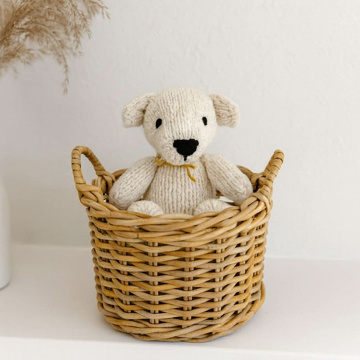 Wool Knit Buddy | Vee the Cream Bear by Finn + Emma