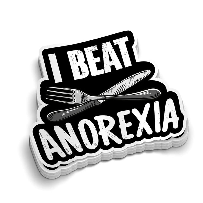 Beat Anorexia Hard Hat Decal by Armed American Supply