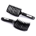 Beaut Select Curved Vent Brush Black with Bristles