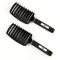 Beaut Select Curved Vent Brush Black with Bristles