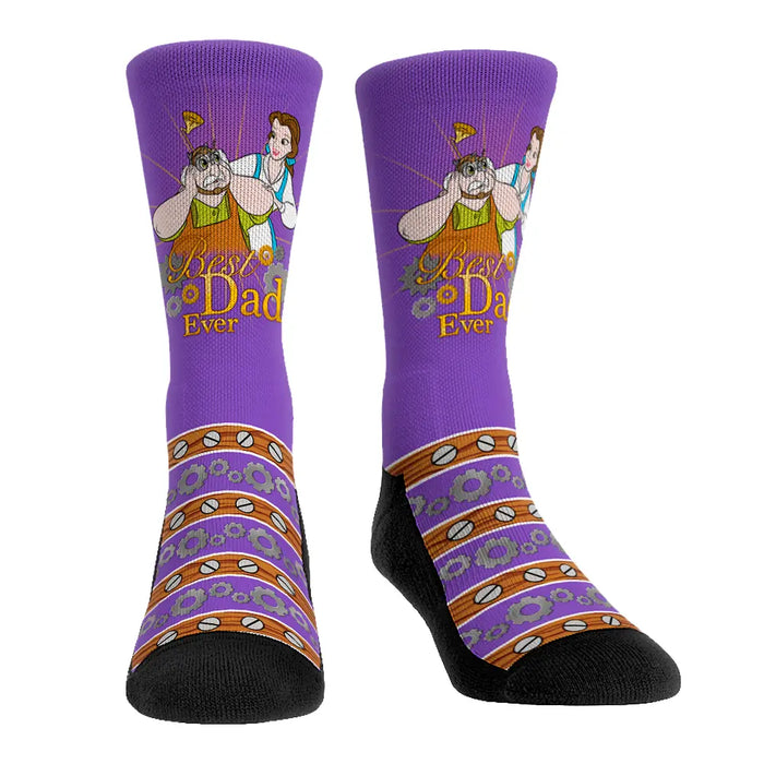 Beauty and the Beast - Best Dad Ever by Rock 'Em Socks