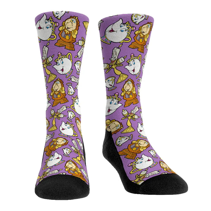 Beauty and the Beast - Characters All-Over by Rock 'Em Socks