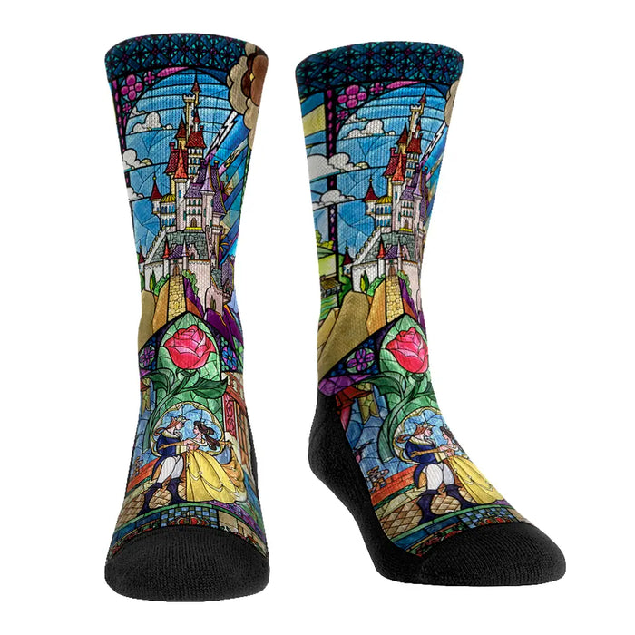 Beauty and the Beast - Stained Glass by Rock 'Em Socks