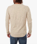 Beckett Long Sleeve Henley - Almond by Boutique 23