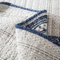 DaDa Bedding Denim Blue Patchwork Cotton Quilt Set by DaDalogy Bedding Collection